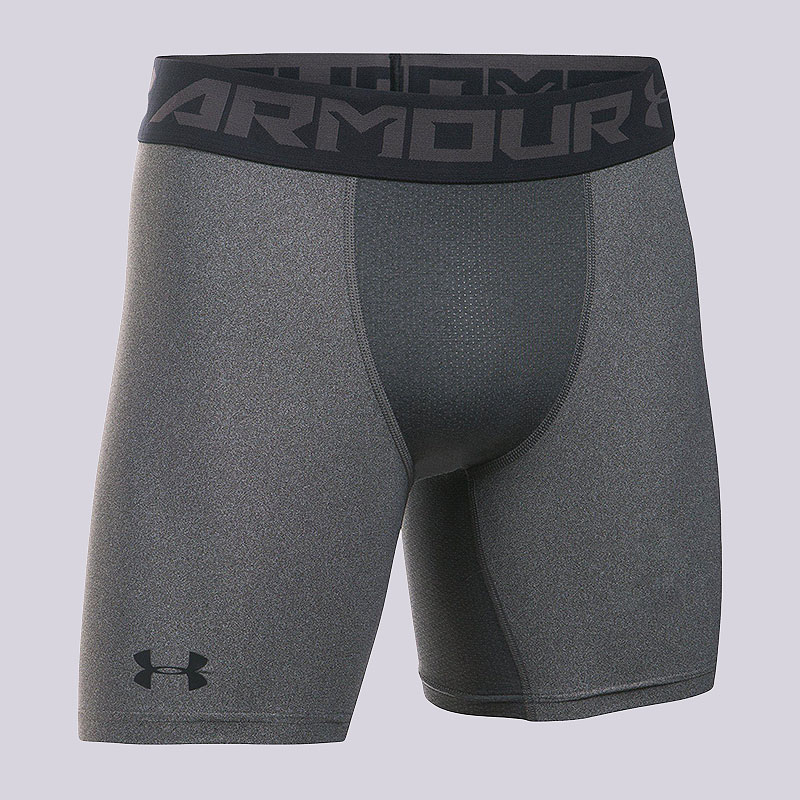 мужские серые шорты Under Armour HeatGear Armour Mid Compression Shorts 1289566-090 - цена, описание, фото 1